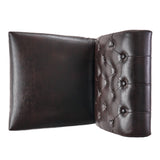 Palermo Brown Bonded Leather Tufted Dining Chair (Set of 2) by Christopher Knight Home