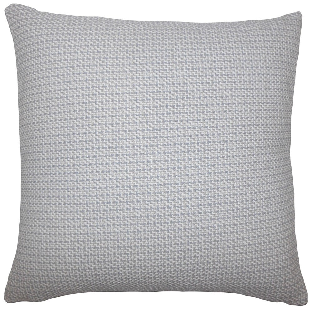 Paley Plaid Floor Pillow Grey