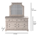 Palisade 7-drawer Dresser and Mirror