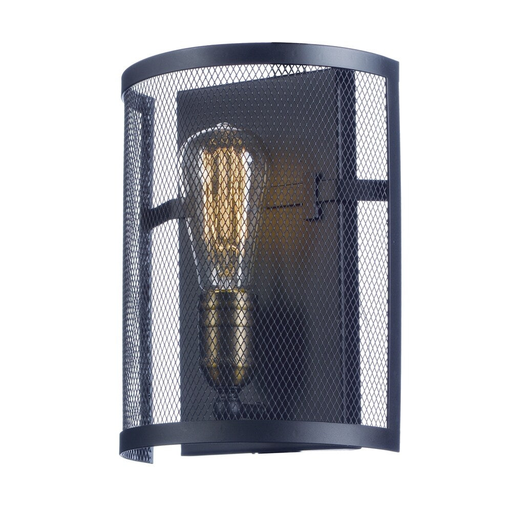 Palladium 1-Light Wall Sconce w/Bulbs