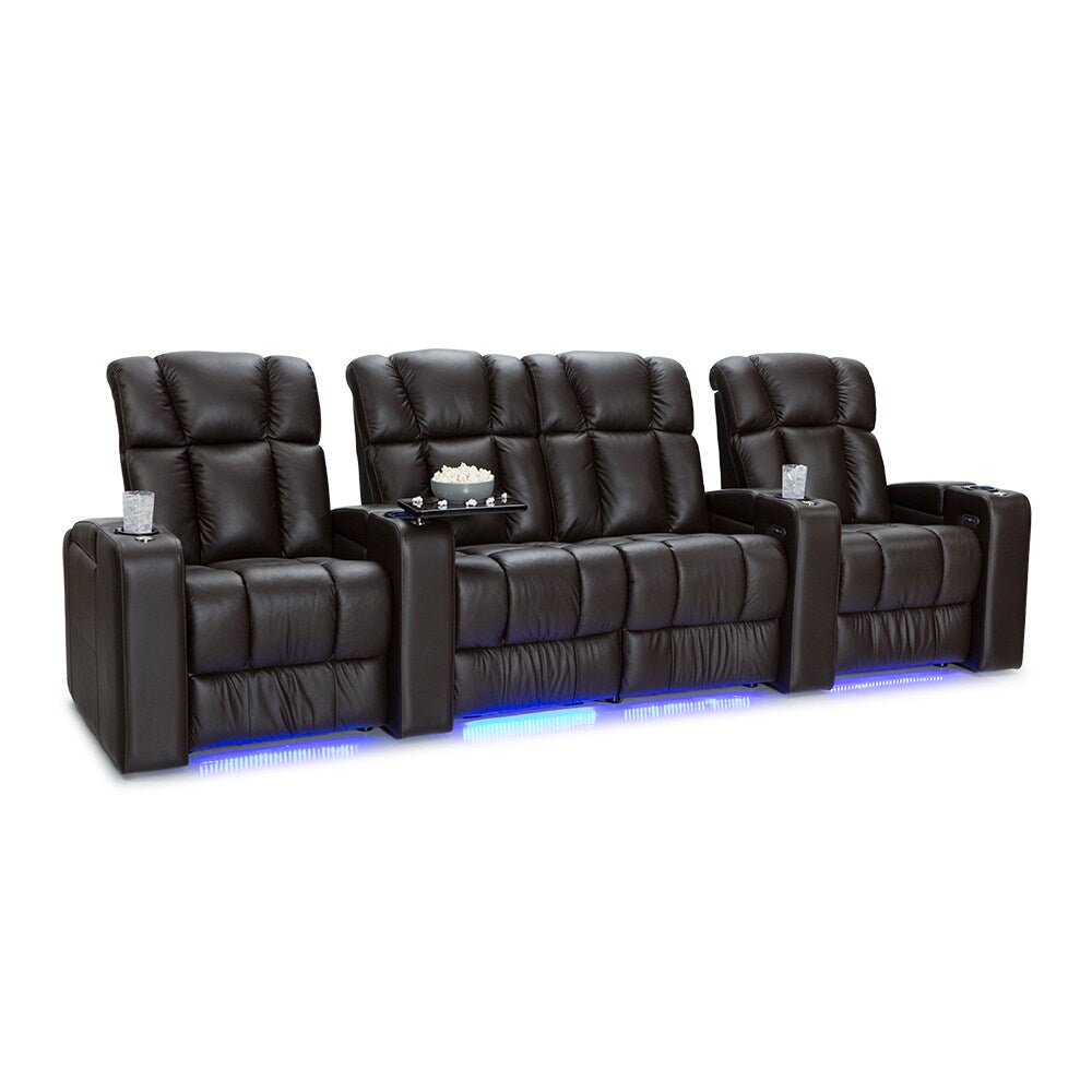 Palliser Collingwood Leather Home Theater Seating Power Recliners