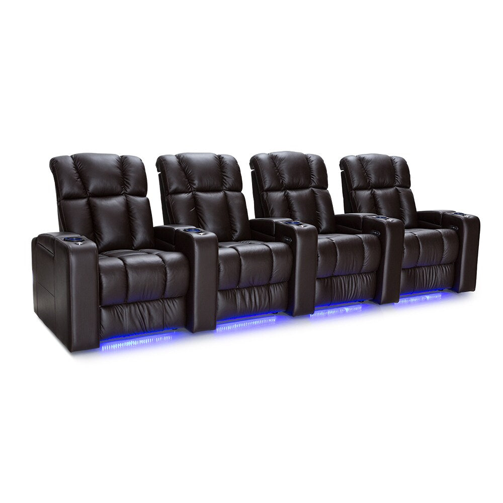 Palliser Collingwood Leather Home Theater Seating Power Recliners