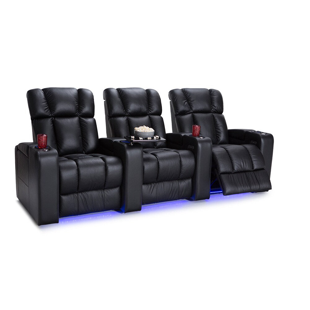 Palliser Collingwood Leather Home Theater Seating Power Recliners