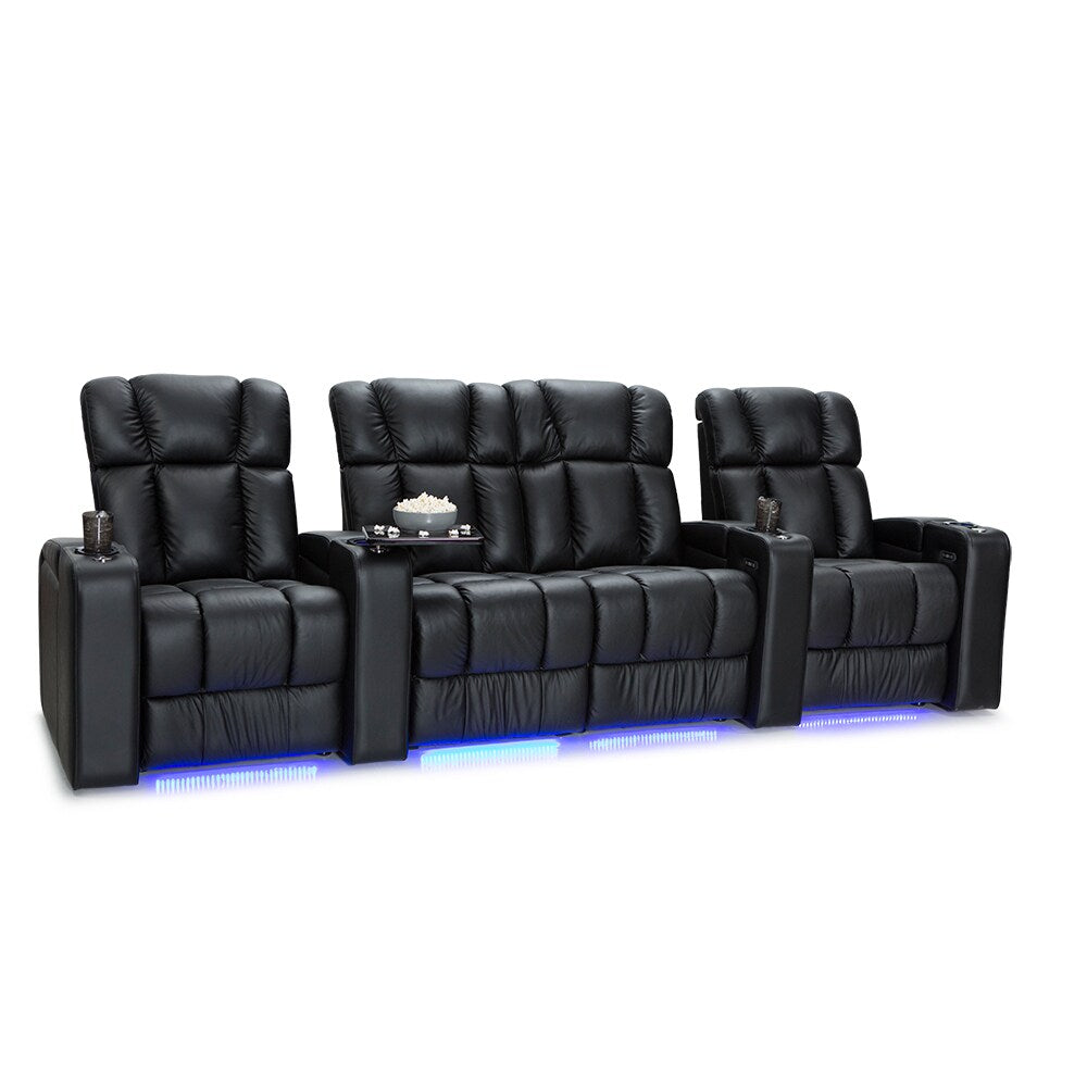 Palliser Collingwood Leather Home Theater Seating Power Recliners