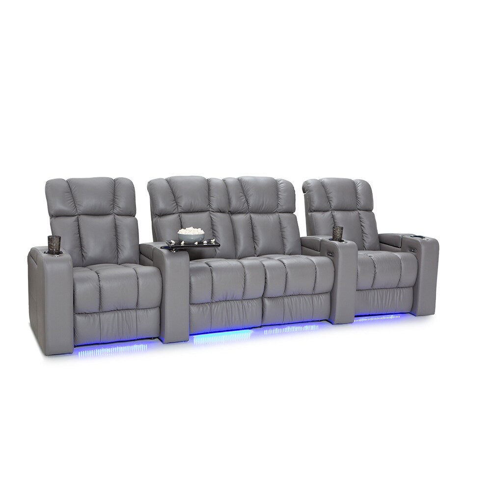 Palliser Collingwood Leather Home Theater Seating Power Recliners