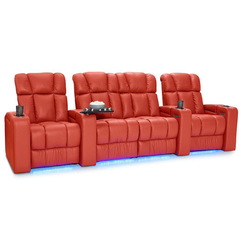 Palliser Collingwood Leather Home Theater Seating Power Recliners
