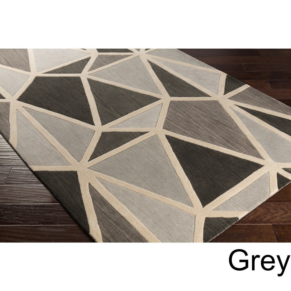 Hand-Tufted Sarand Wool Area Rug