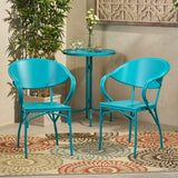 Palm Desert Outdoor Modern Dining Chair (Set of 2) by Christopher Knight Home