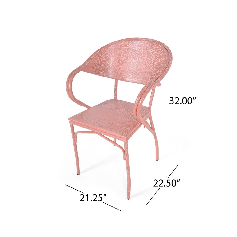 Palm Desert Outdoor Modern Dining Chair (Set of 2) by Christopher Knight Home