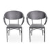 Palm Desert Outdoor Modern Dining Chair (Set of 2) by Christopher Knight Home