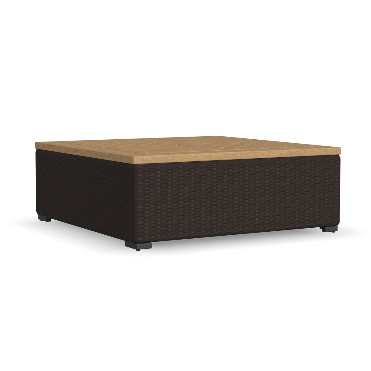Palm Springs Brown Rattan Outdoor Loveseat Set by Homestyles - 57" x 33" x 32"