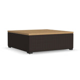 Palm Springs Brown Rattan Outdoor Loveseat Set by Homestyles - 57" x 33" x 32"