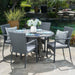 Palmers Outdoor 5-piece Wicker Dining Set with Cushions by Christopher Knight Home