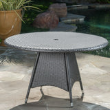 Palmers Outdoor 5-piece Wicker Dining Set with Cushions by Christopher Knight Home