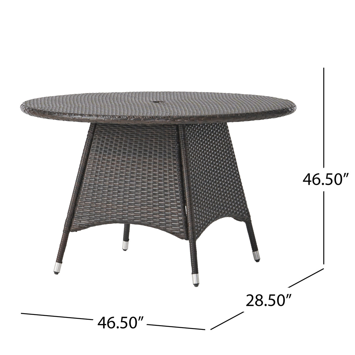 Palmers Outdoor 5-piece Wicker Dining Set with Cushions by Christopher Knight Home
