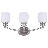 Palms Brushed Pewter Vanity