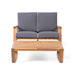 Paloma Acacia Wood Outdoor Loveseat Set by Christopher Knight Home