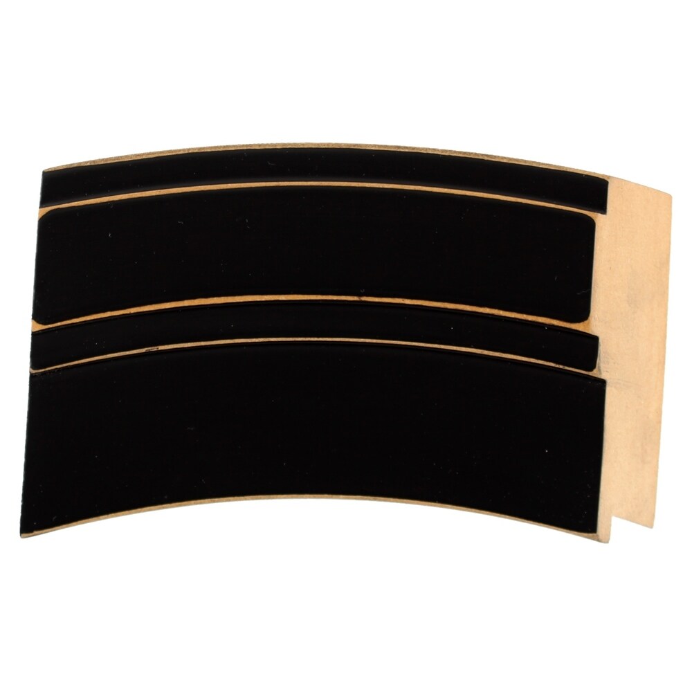 Palomar Framed Oval Mirror in Rubbed Black