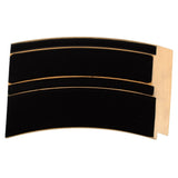Palomar Framed Oval Mirror in Rubbed Black