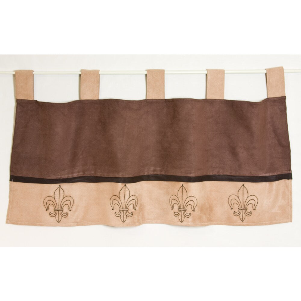 Pam Grace Creations Mocha Window Curtain Valance