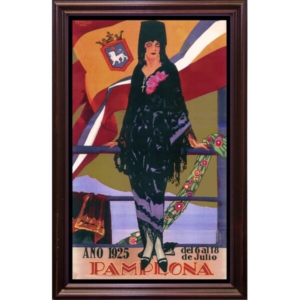 Pamplona X-VINAPP114205 Print 10"x6" by Vintage Apple Collection