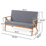 Panama Outdoor 8-piece Acacia Wood Chat Set by Christopher Knight Home