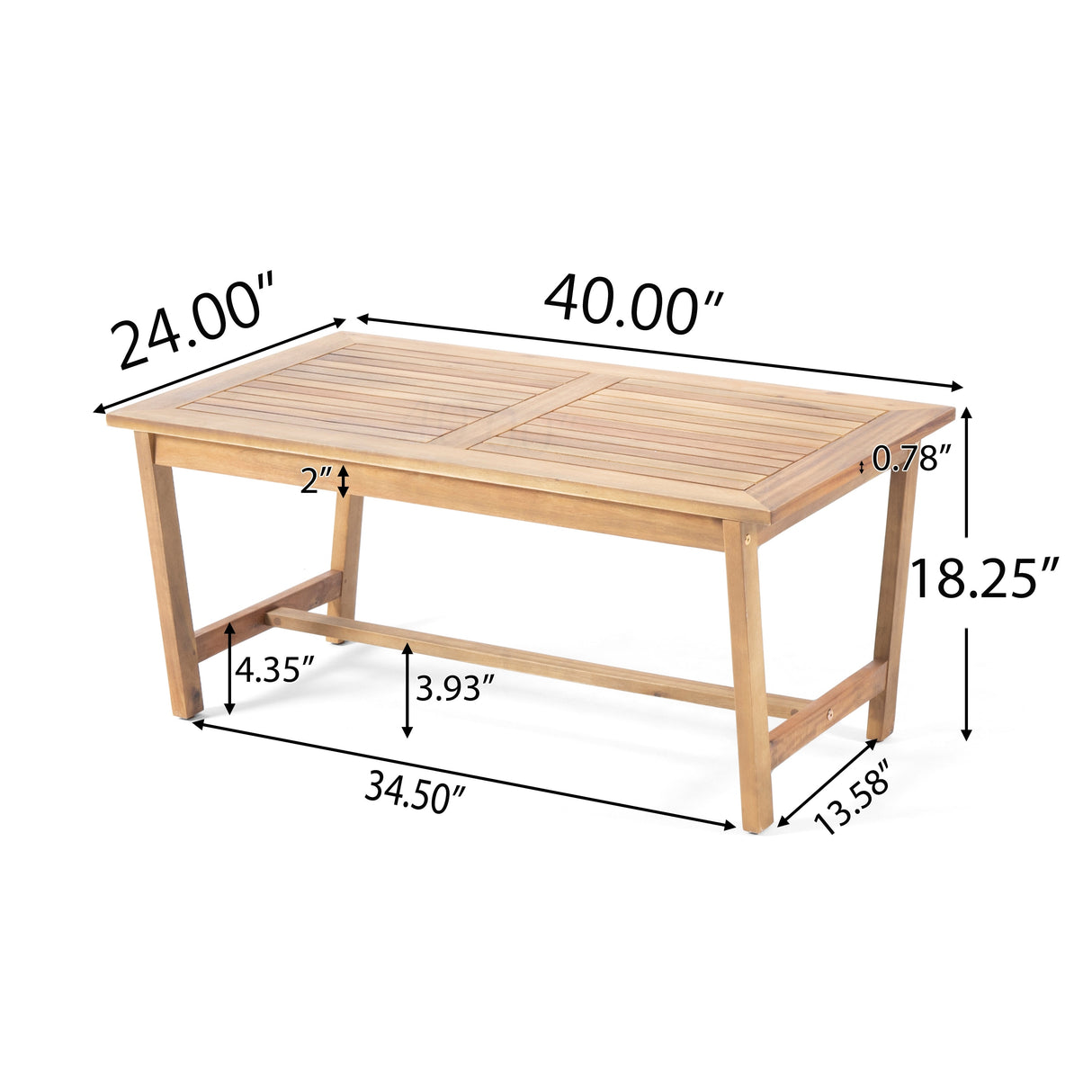 Panama Outdoor 8-piece Acacia Wood Chat Set by Christopher Knight Home