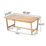 Panama Outdoor 8-piece Acacia Wood Chat Set by Christopher Knight Home
