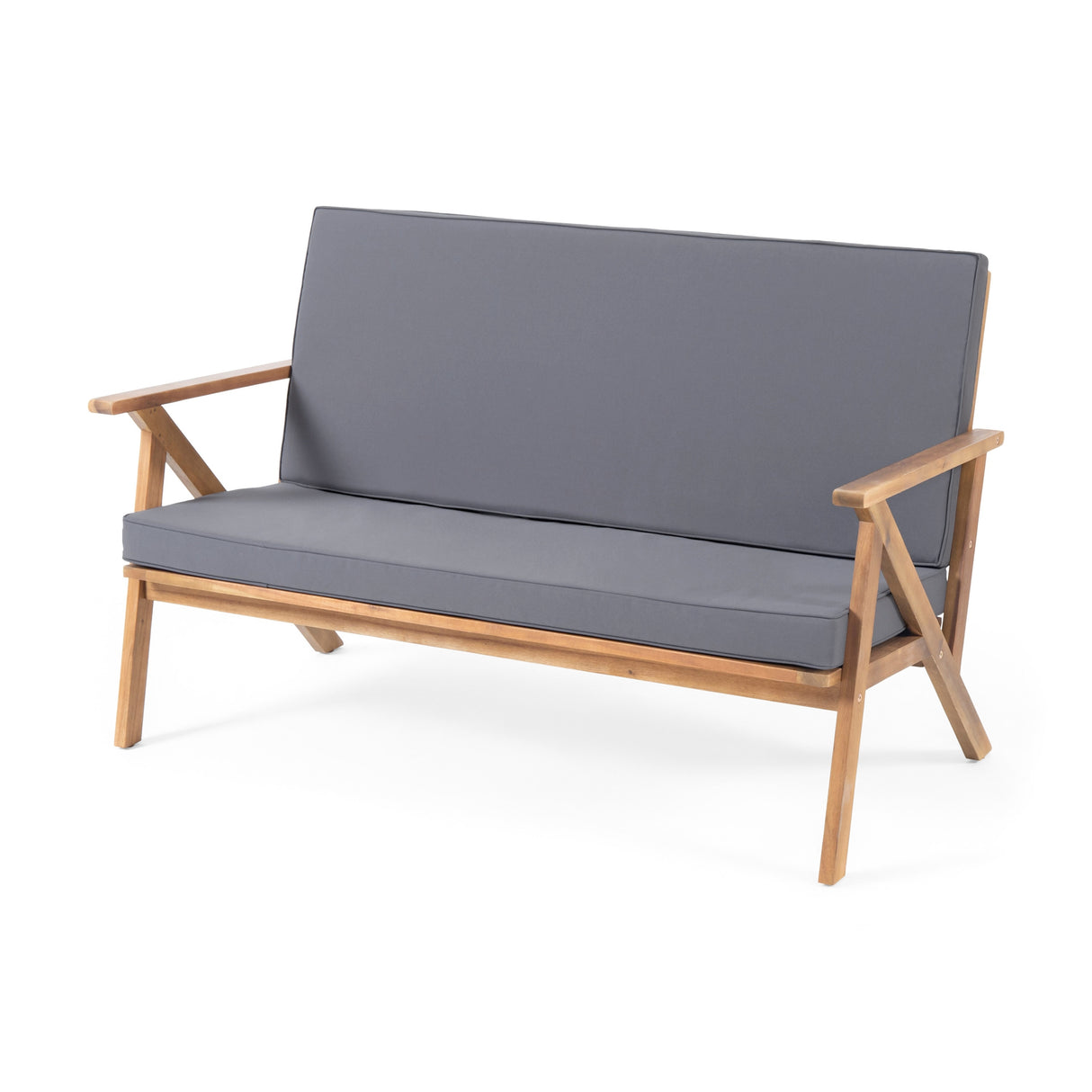 Panama Outdoor 8-piece Acacia Wood Chat Set by Christopher Knight Home