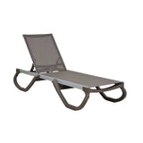 Panama Set of 2 Chaise Loungers-Cappuccino