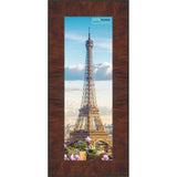 Panoramic or Puzzle Contemporary Walnut Complete Wood Panoramic Frame with UV Acrylic, Foam Board Backing, & Hardware