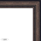 Panoramic or Puzzle Traditional Black Complete Wood Panoramic Frame with UV Acrylic, Foam Board Backing, & Hardware