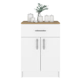 Pantry Cabinet With One Drawer Light Oak Finish