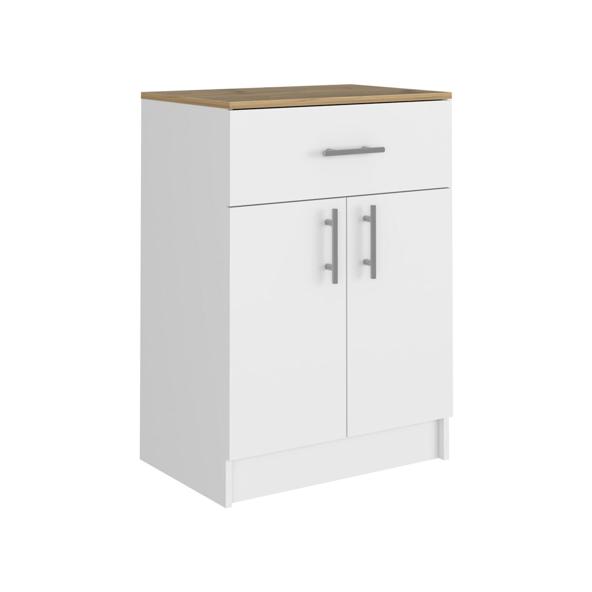 Pantry Cabinet With One Drawer Light Oak Finish