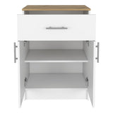 Pantry Cabinet With One Drawer Light Oak Finish