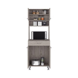 Pantry With Two Double Door Cabinet