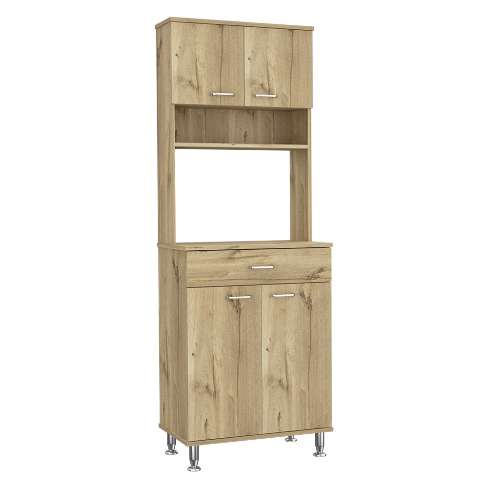 Pantry With Two Double Door Cabinet