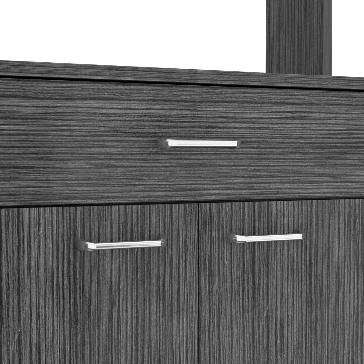 Pantry With Two Double Door Cabinet