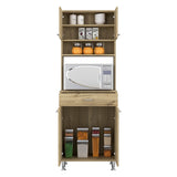 Pantry With Two Double Door Cabinet