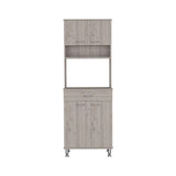Pantry With Two Double Door Cabinet