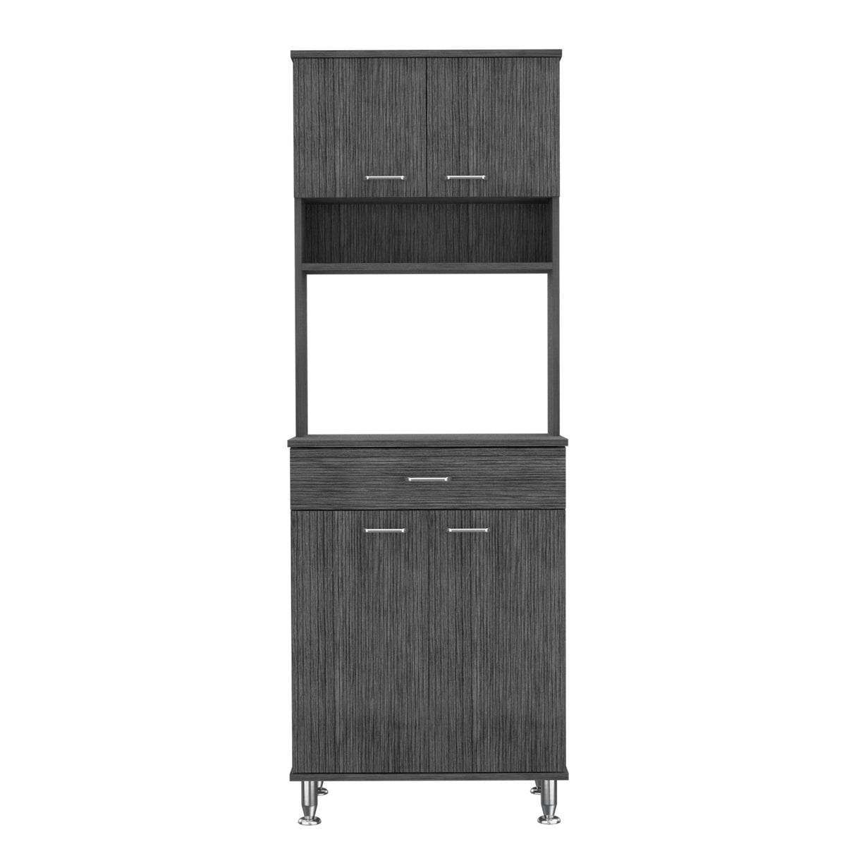 Pantry With Two Double Door Cabinet