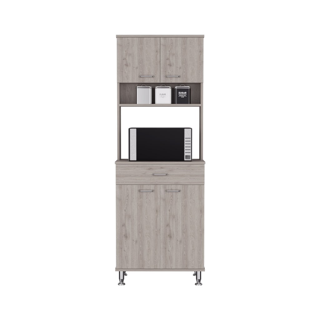 Pantry With Two Double Door Cabinet