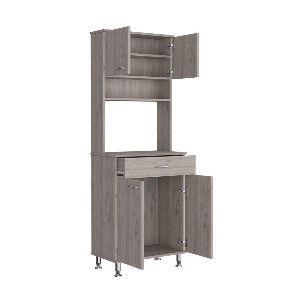 Pantry With Two Double Door Cabinet