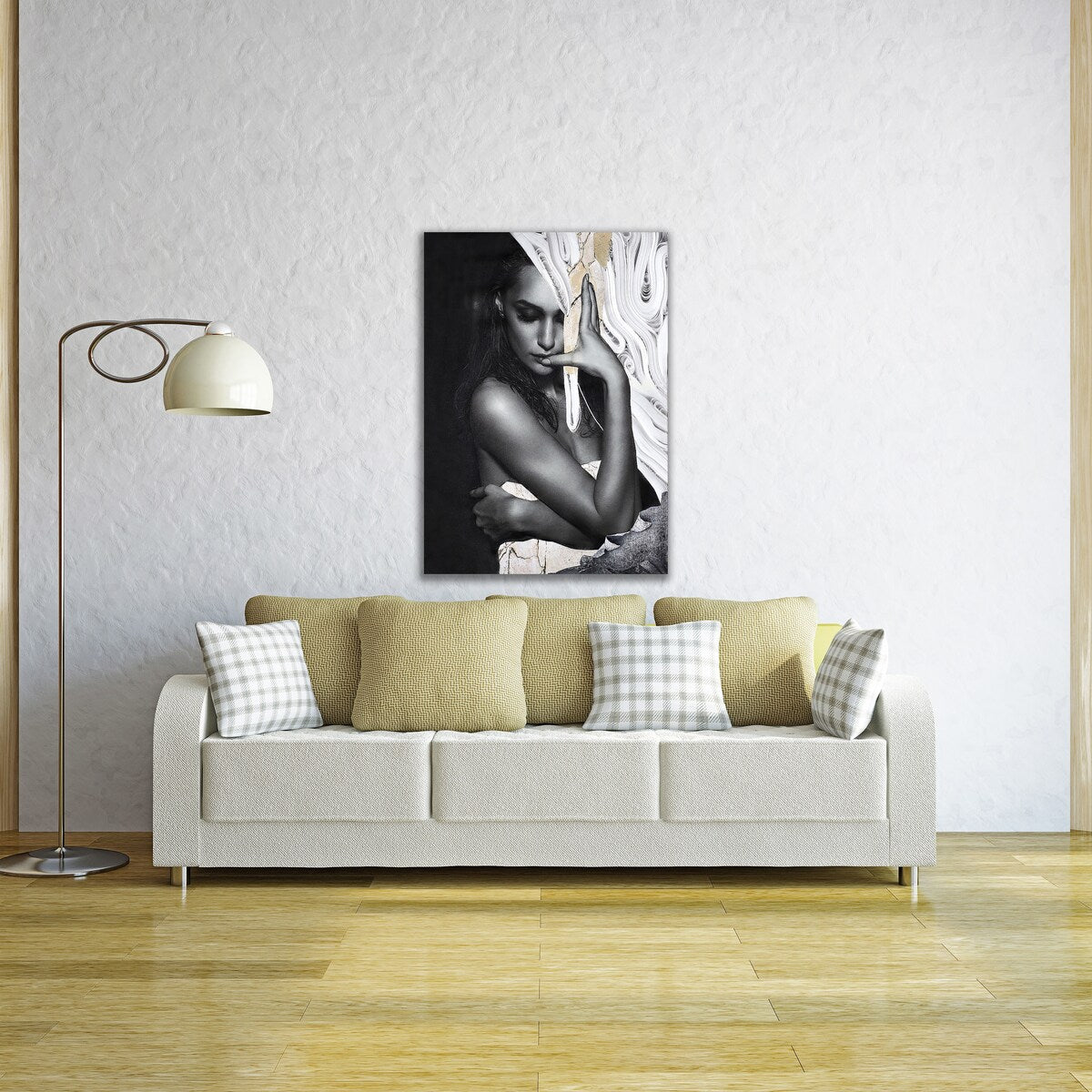 Paper Look 1 by Design Fabrikken Print on Canvas, Ready to Hang