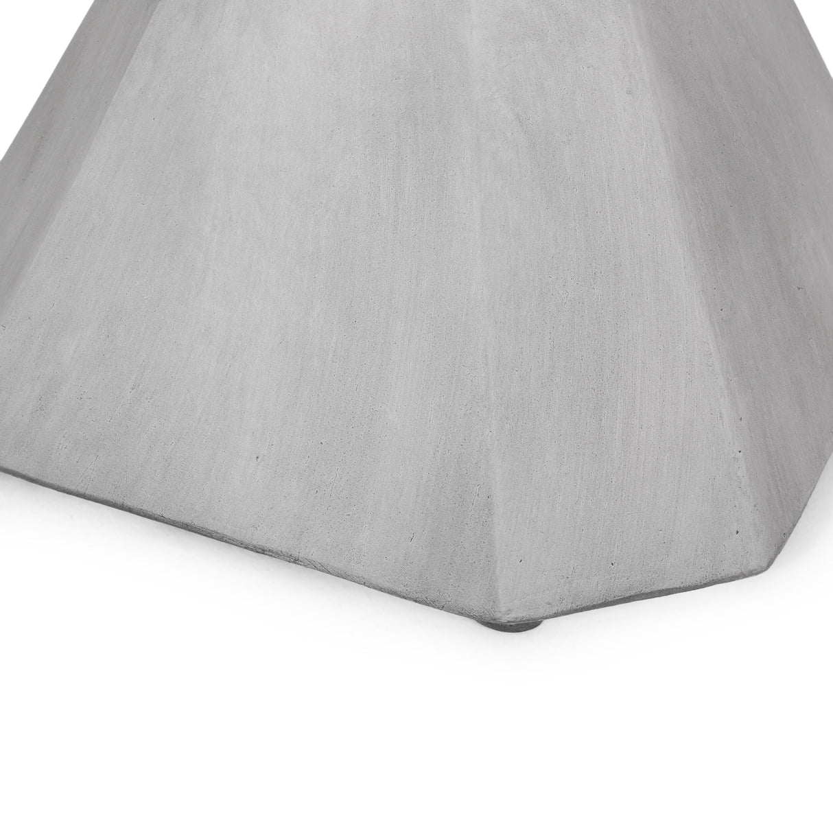 Paquette Outdoor Lightweight Concrete Side Table by Christopher Knight Home