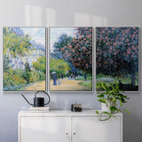 Parc Monceau, 1876 - Multi Piece Framed Canvas