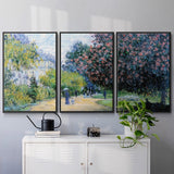 Parc Monceau, 1876 - Multi Piece Framed Canvas