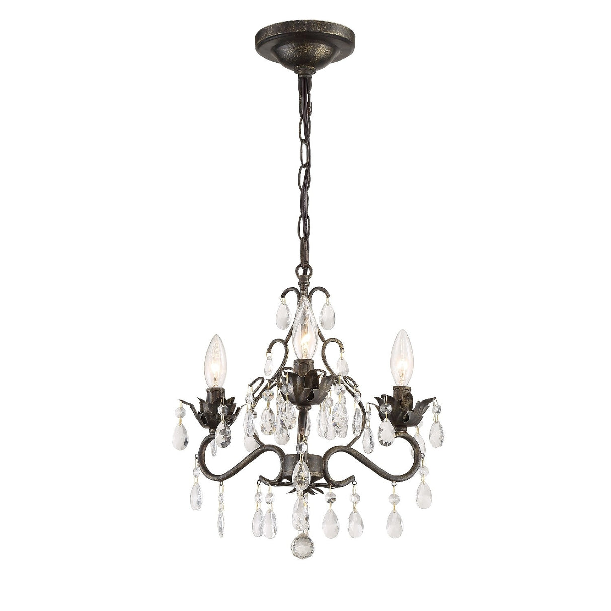 Paris Market 3 Light Mini-Chandelier - 13'' W x 14'' H