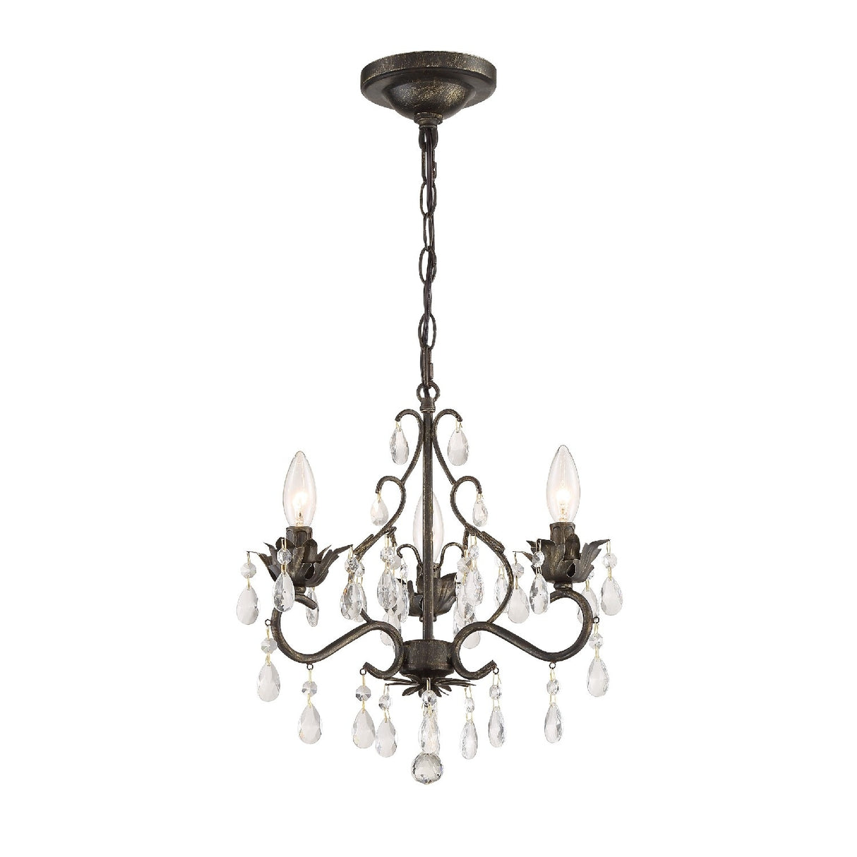 Paris Market 3 Light Mini-Chandelier - 13'' W x 14'' H