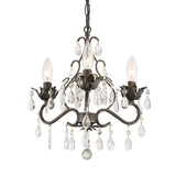 Paris Market 3 Light Mini-Chandelier - 13'' W x 14'' H